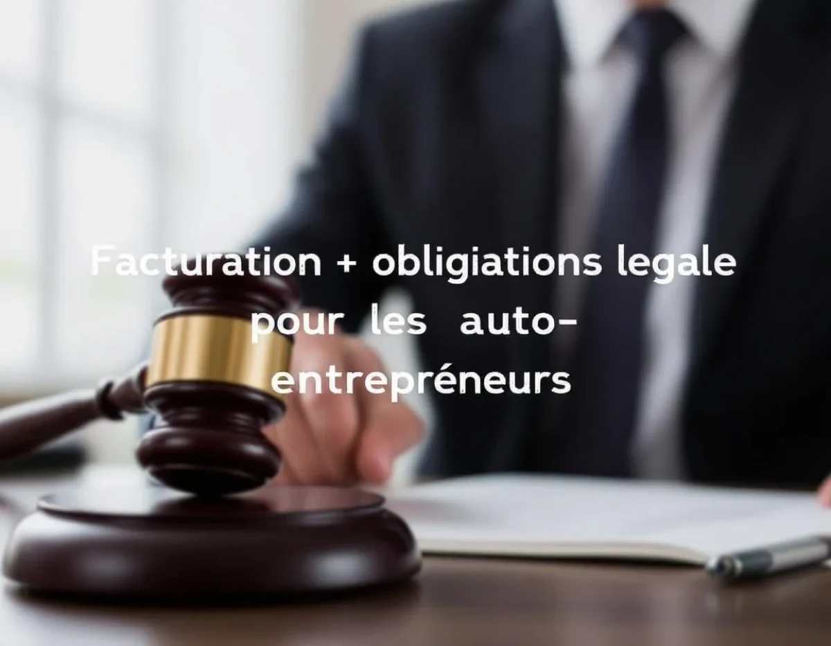 Facturation : obligations légales pour les auto-entrepreneurs via logiciel